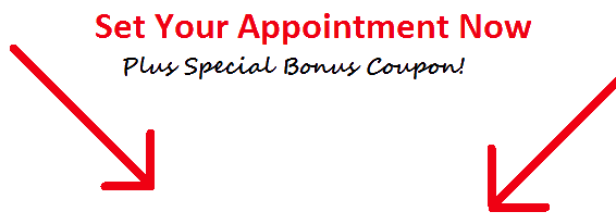 book an appointment with arrows to the form below